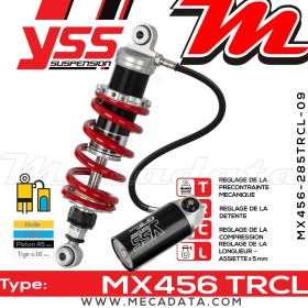 Amortisseur ~ YSS MX456-285TRCL-09-858
