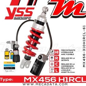 Amortisseur ~ YSS MX456-310H1RCL61-858