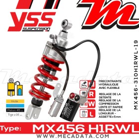 Amortisseur ~ YSS MX456-310H1RWL19-858