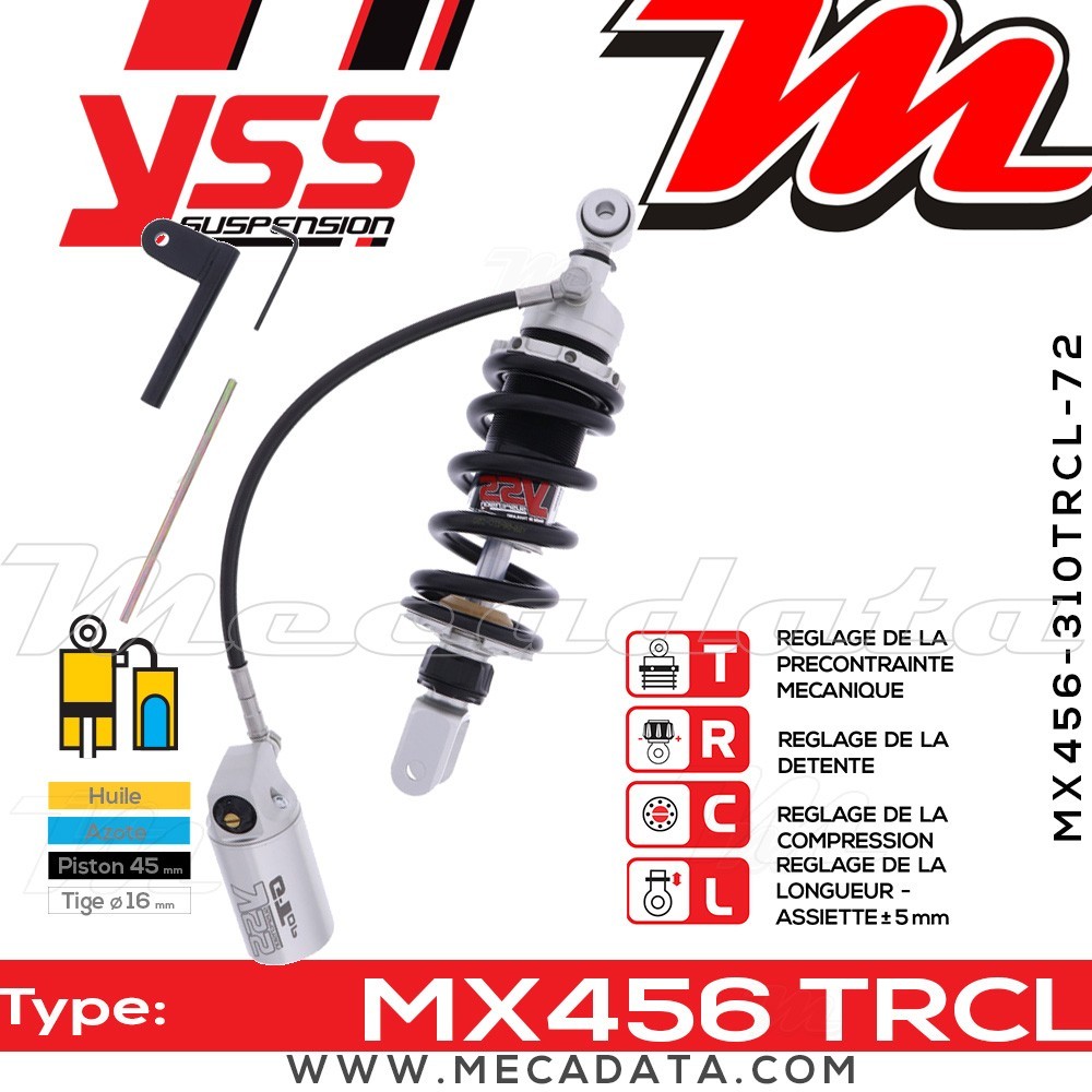 Amortisseur ~ YSS MX456-310TRCL-72-888
