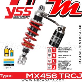 Amortisseur ~ YSS MX456-315TRCJ-46-858