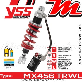 Amortisseur ~ YSS MX456-315TRWL-03-858