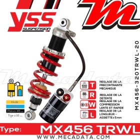 Amortisseur ~ YSS MX456-320TRWL-20-858