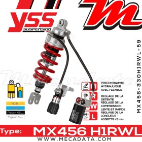 Amortisseur ~ YSS MX456-330H1RWL59-858