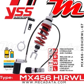 Amortisseur ~ YSS MX456-330H1RWL67-858