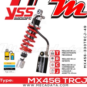 Amortisseur ~ YSS MX456-330TRCJ-49-858