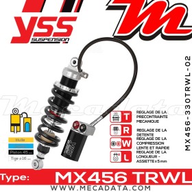 Amortisseur ~ YSS MX456-330TRWL-02-858