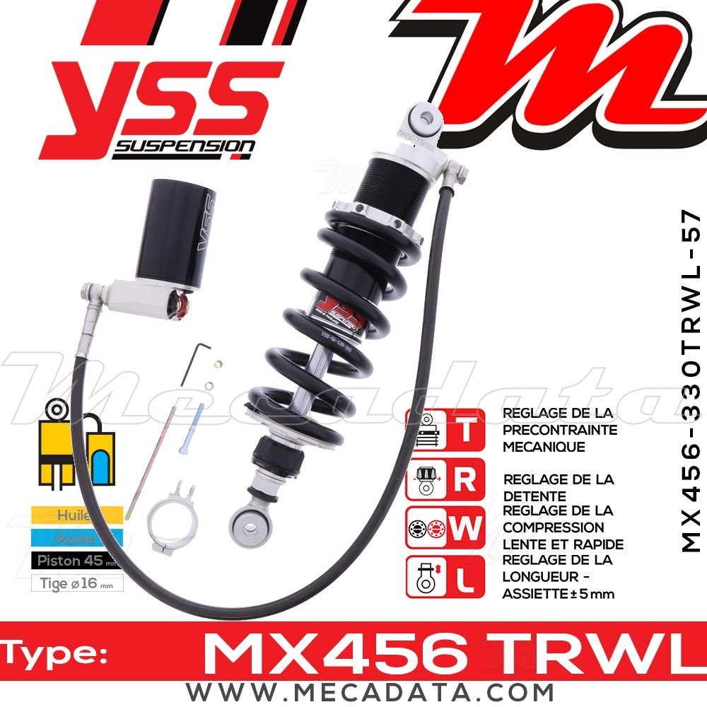 Amortisseur ~ YSS MX456-330TRWL-57-888