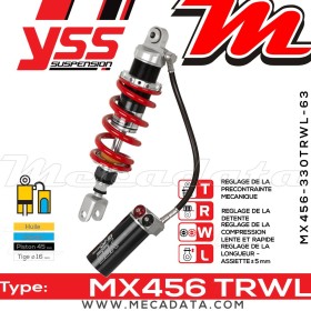 Amortisseur ~ YSS MX456-330TRWL-63-858