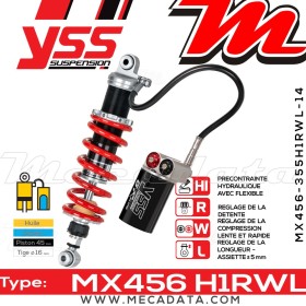 Amortisseur ~ YSS MX456-355H1RWL14-858