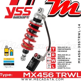 Amortisseur ~ YSS MX456-355TRWL-14-858