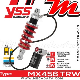Amortisseur ~ YSS MX456-375TRW-13-858