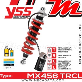 Amortisseur ~ YSS MX456-390TRCL-09-858