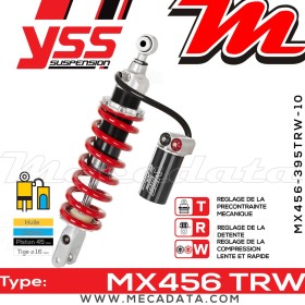 Amortisseur ~ YSS MX456-395TRW-10-858