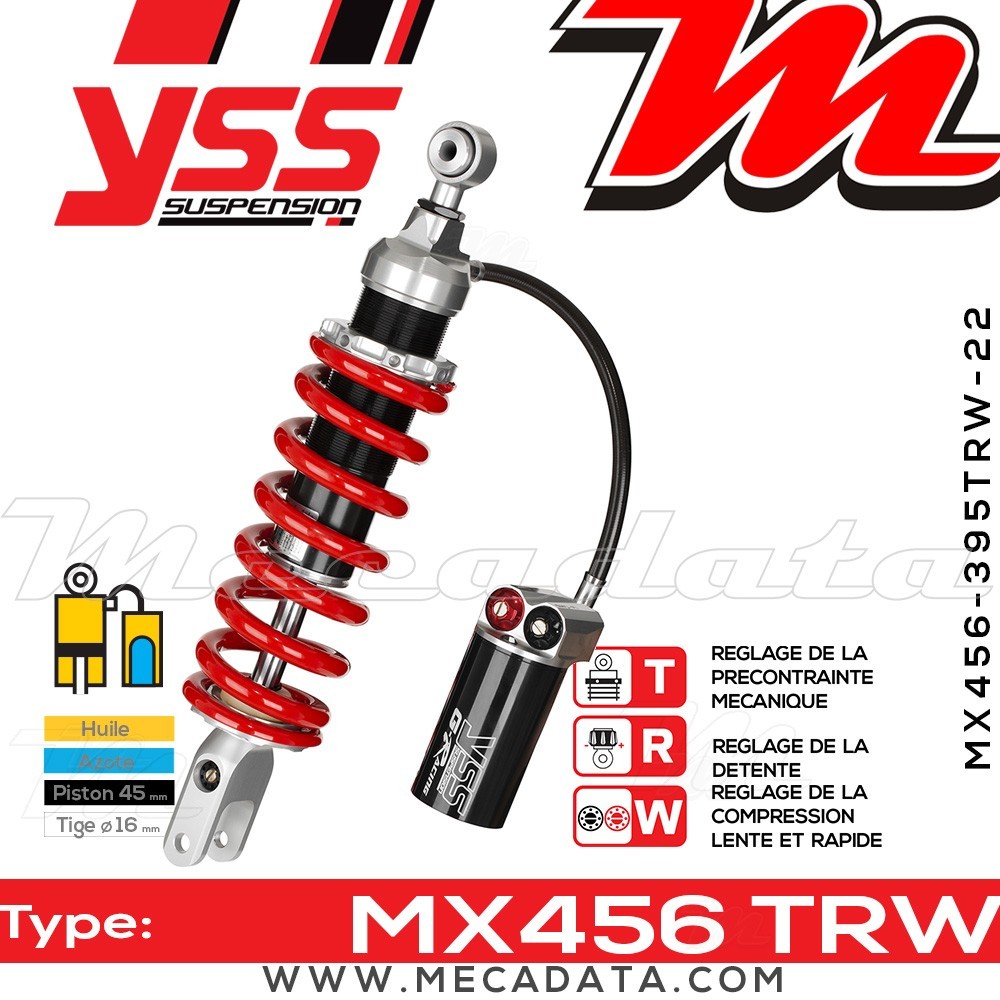 Amortisseur ~ YSS MX456-395TRW-22-858