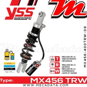 Amortisseur ~ YSS MX456-400TRW-09-888