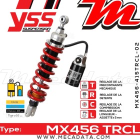 Amortisseur ~ YSS MX456-415TRCL-02-858