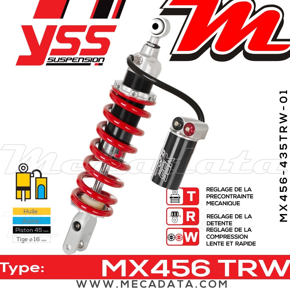 Amortisseur ~ YSS MX456-435TRW-01-858