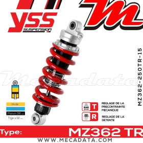 Amortisseur ~ YSS MZ362-250TR-15-85