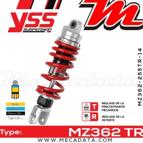 Amortisseur ~ YSS MZ362-255TR-14-85