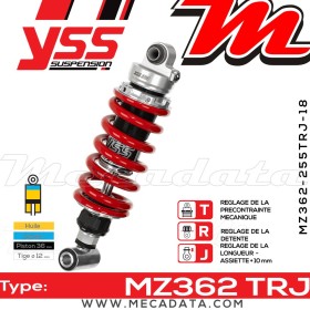 Amortisseur ~ YSS MZ362-255TRJ-18-85