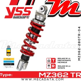 Amortisseur ~ YSS MZ362-280TR-04-85