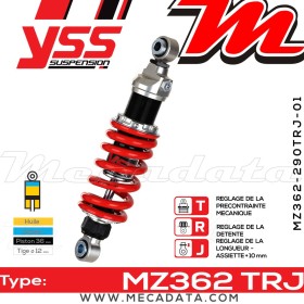 Amortisseur ~ YSS MZ362-290TRJ-01-85