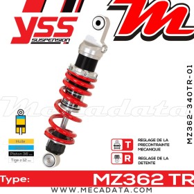 Amortisseur ~ YSS MZ362-340TR-01-85