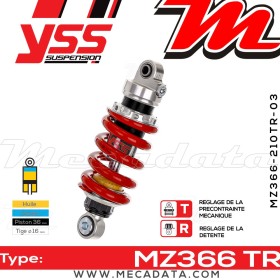 Amortisseur ~ YSS MZ366-210TR-03-85