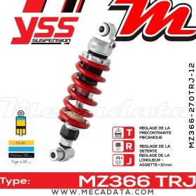 Amortisseur ~ YSS MZ366-270TRJ-12-85