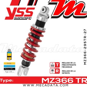 Amortisseur ~ YSS MZ366-295TR-27-85
