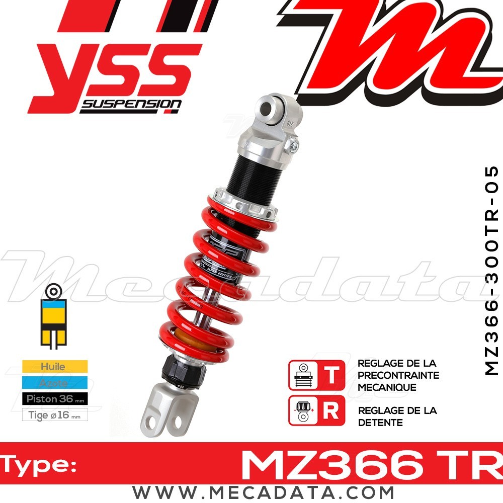 Amortisseur ~ YSS MZ366-300TR-05-85