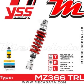 Amortisseur ~ YSS MZ366-300TRL-10-85