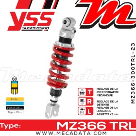 Amortisseur ~ YSS MZ366-300TRL-23-85