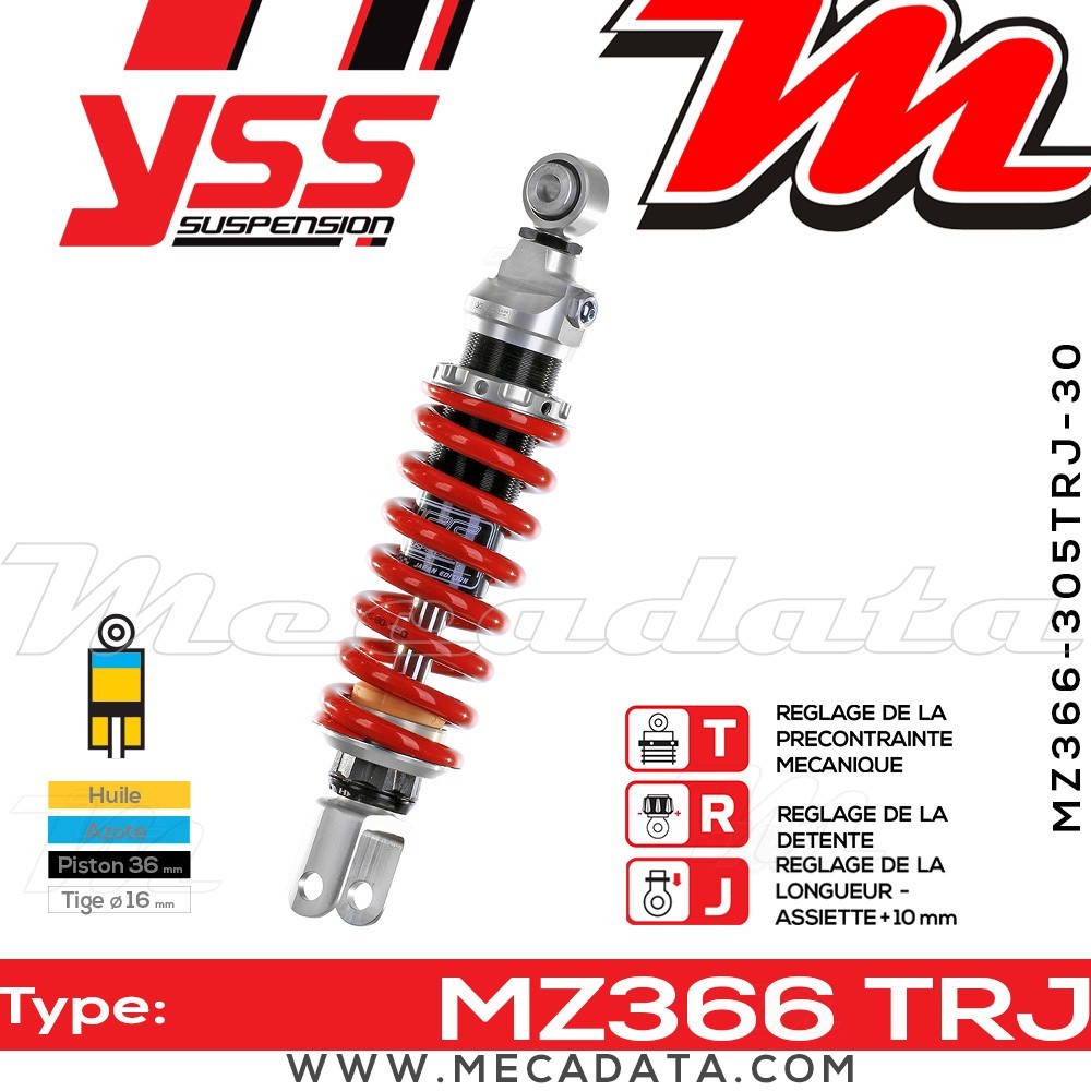Amortisseur ~ YSS MZ366-305TRJ-30-85