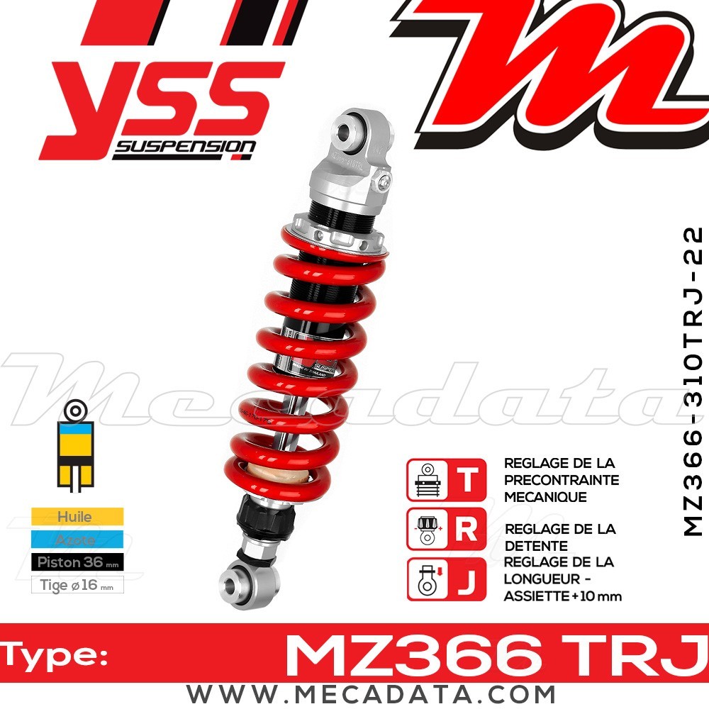Amortisseur ~ YSS MZ366-310TRJ-22-85
