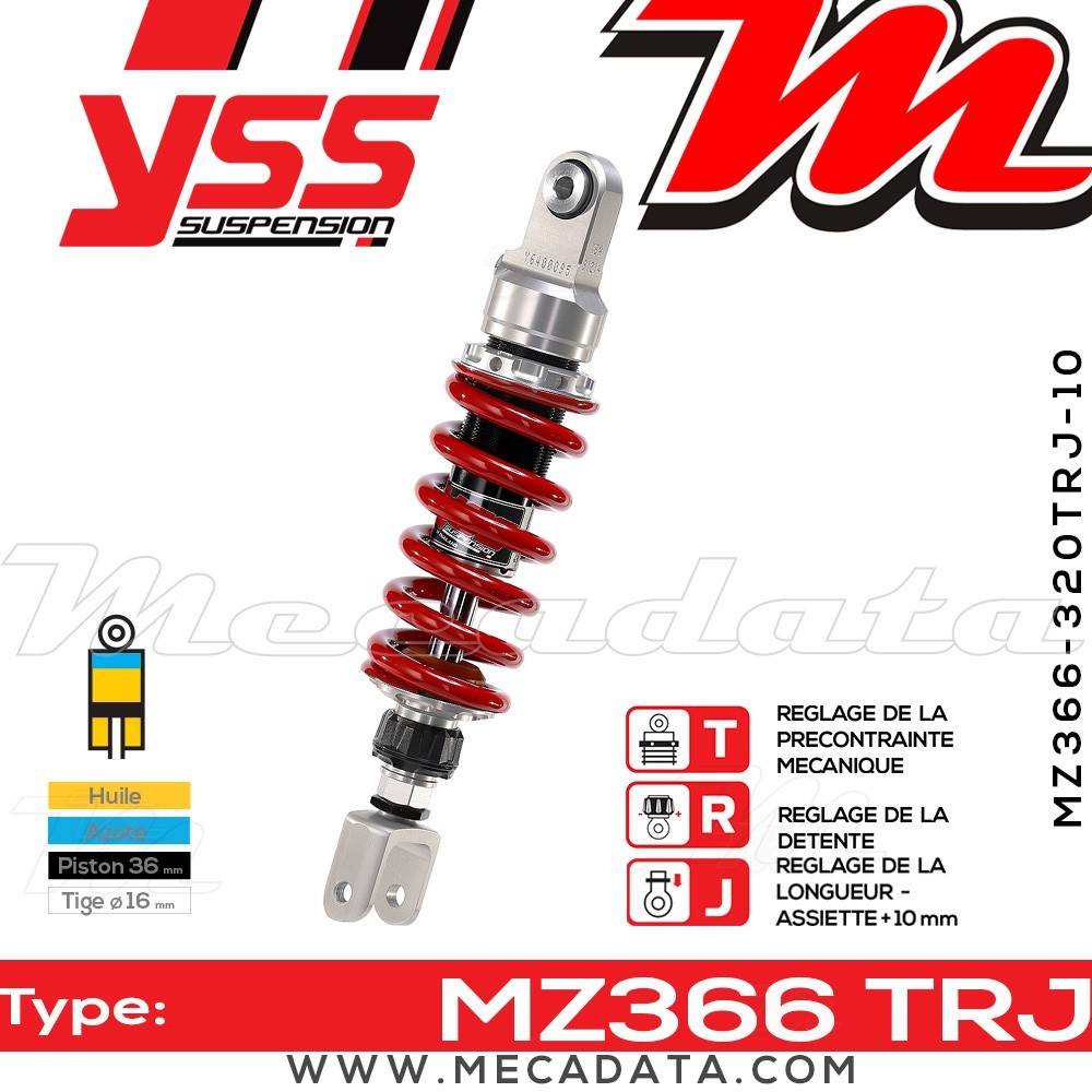 Amortisseur ~ YSS MZ366-320TRJ-10-85