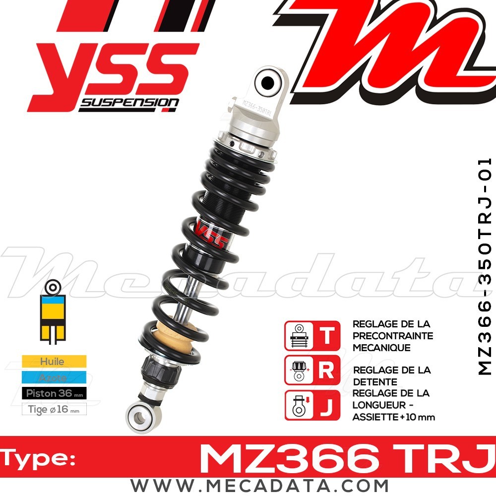 Amortisseur ~ YSS MZ366-350TRJ-01-88