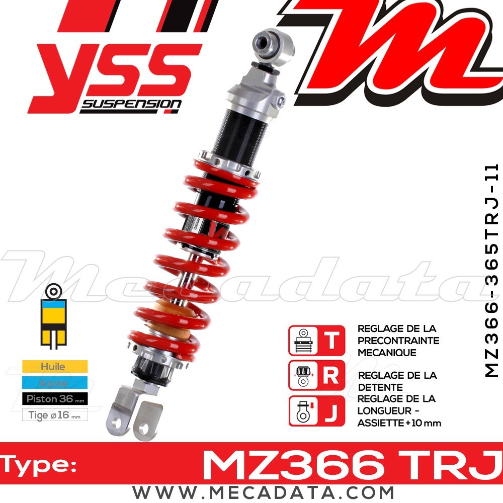 Amortisseur ~ YSS MZ366-365TRJ-11-85