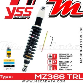 Amortisseur ~ YSS MZ366-410TRL-06-88