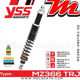 Amortisseur ~ YSS MZ366-480TRJ-02-88