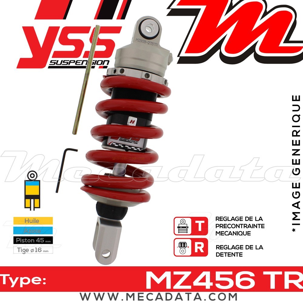 Amortisseur ~ YSS MZ456-275TR-04-85
