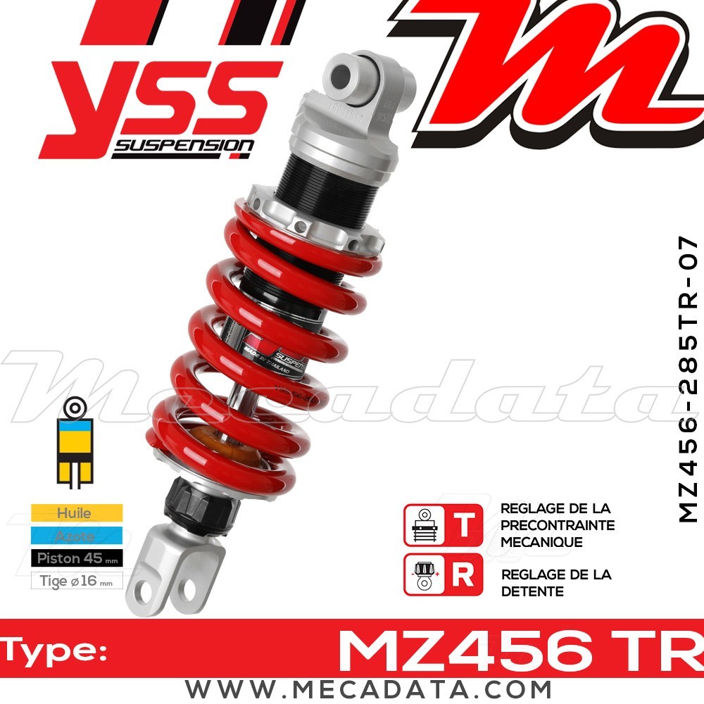 Amortisseur ~ YSS MZ456-285TR-07-85