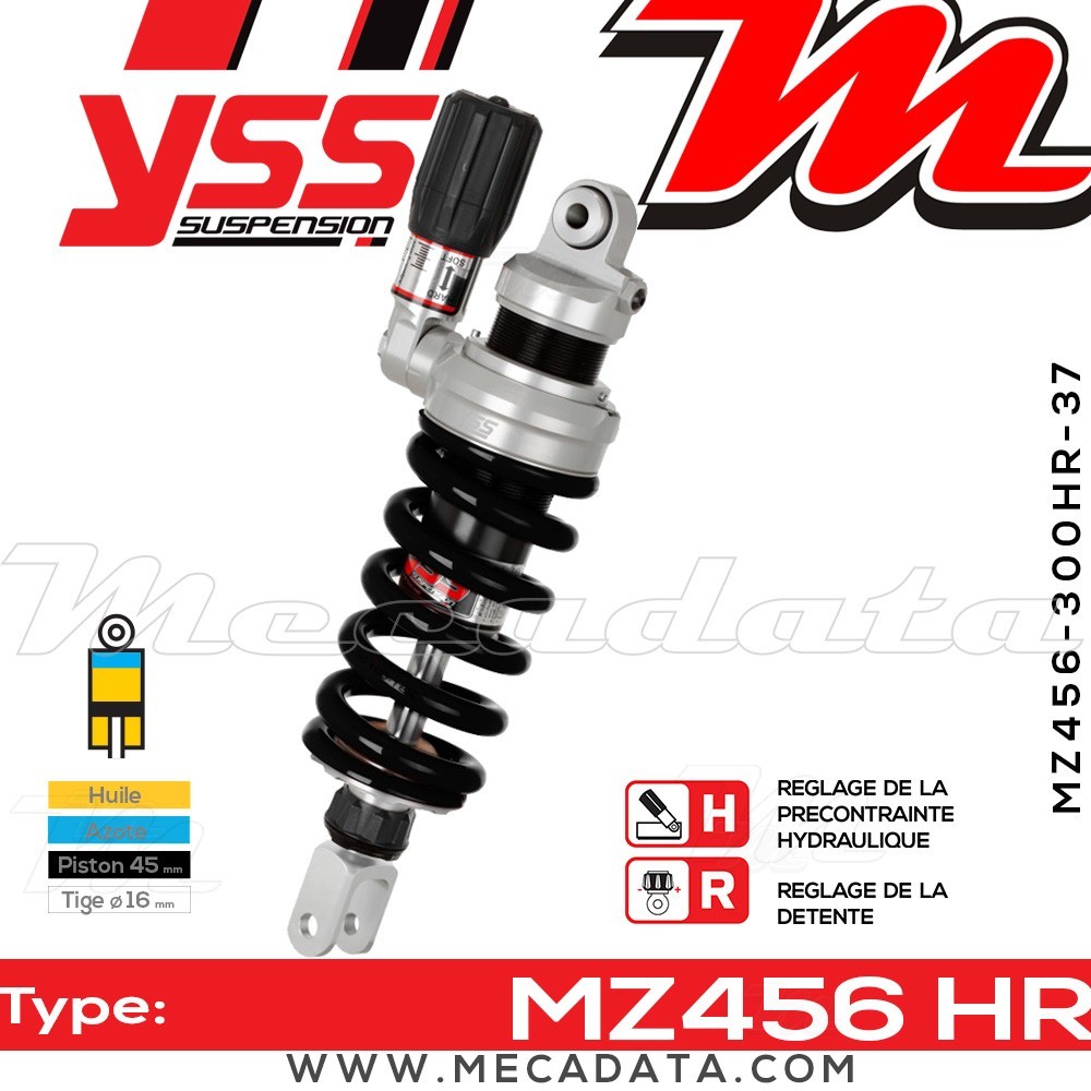 Amortisseur ~ YSS MZ456-300HR-37-88