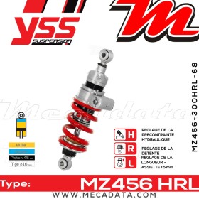 Amortisseur ~ YSS MZ456-300HRL-68-85