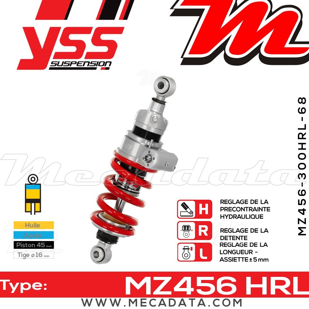Amortisseur ~ YSS MZ456-300HRL-68-85
