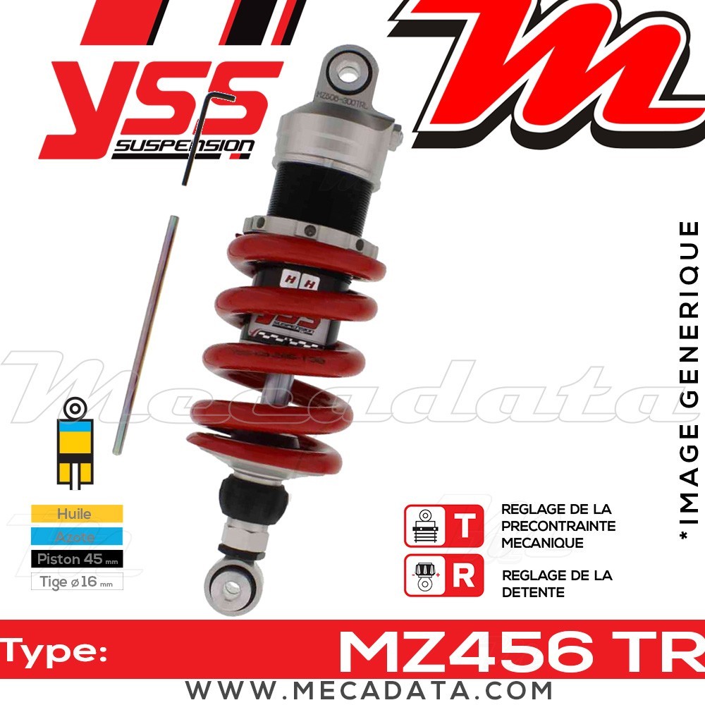 Amortisseur ~ YSS MZ456-300TR-11-85