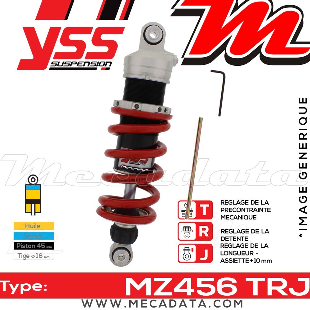 Amortisseur ~ YSS MZ456-300TRJ-38-85