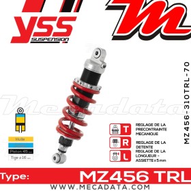 Amortisseur ~ YSS MZ456-310TRL-70-85