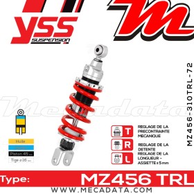 Amortisseur ~ YSS MZ456-310TRL-72-85